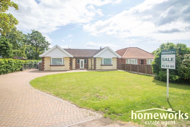 Thumbnail Detached bungalow for sale in Thetford Road, Thetford