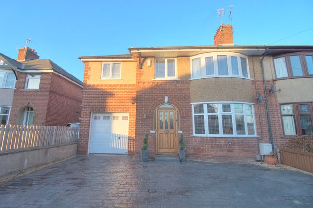 4 bed semi-detached house for sale in Glyndwr Road, Wrexham LL12