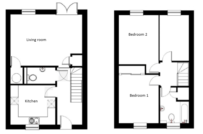 End terrace house for sale in Farriers Way, Widegates, Looe, Devon