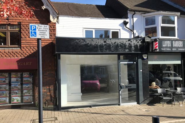 Retail premises to let in High Street, Crawley