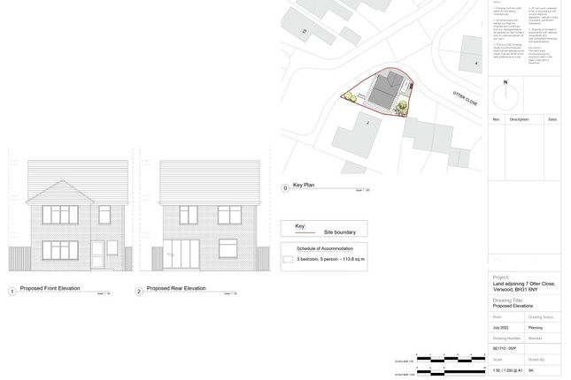 Land for sale in Land Adjoining 7 Otter Close, Bournemouth, Dorset