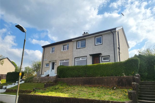 Thumbnail Semi-detached house for sale in Linn Crescent, Paisley, Renfrewshire