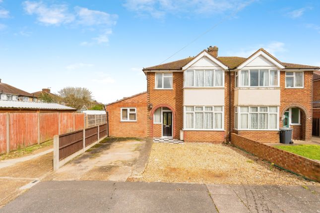 Thumbnail Semi-detached house for sale in Winchester Road, Bedford, Bedfordshire