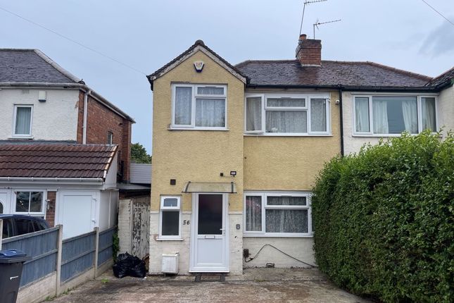 Semi-detached house for sale in 56 Glendon Road, Erdington, Birmingham