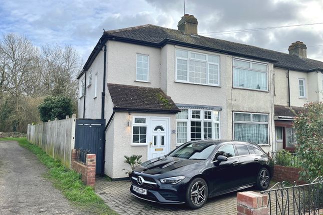 Thumbnail End terrace house for sale in Rollesby Road, Chessington, Surrey.