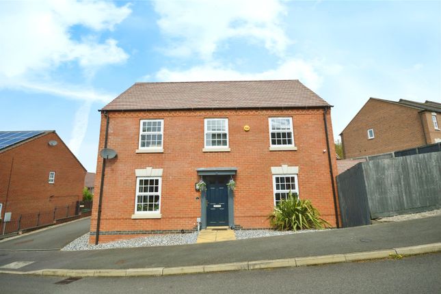 Thumbnail Detached house for sale in St. Martins Close, Church Gresley, Swadlincote, Derbyshire