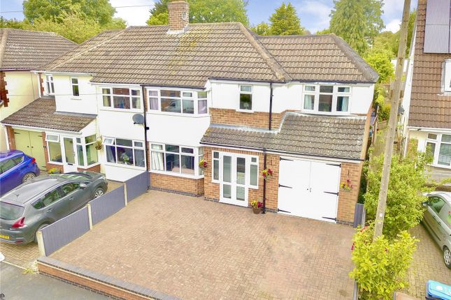 Thumbnail Semi-detached house for sale in Balmoral Road, Earl Shilton, Leicester, Leicestershire