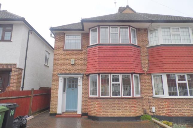Thumbnail Semi-detached house to rent in Parkdale Crescent, Worcester Park, Surrey