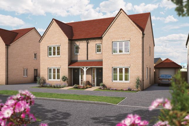 Thumbnail Semi-detached house for sale in "The Cypress" at Off A1198/ Ermine Street, Cambourne