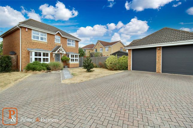 Thumbnail Detached house for sale in Greenspire Grove, Pinewood, Ipswich, Suffolk