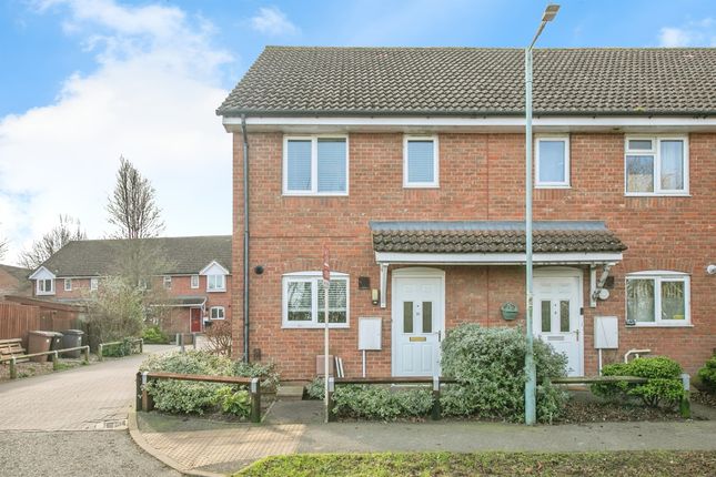 Thumbnail End terrace house for sale in The Street, Great Bricett, Ipswich