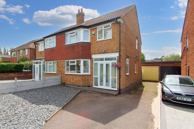 Thumbnail Semi-detached house for sale in Whitehall Road, Evington, Leicester