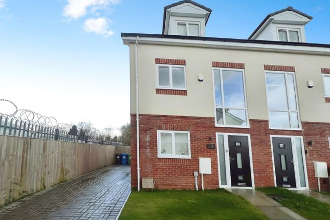 Thumbnail End terrace house for sale in Bramblemead, Leigh