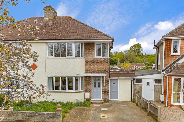 Thumbnail Semi-detached house for sale in Wimborne Avenue, Redhill, Surrey