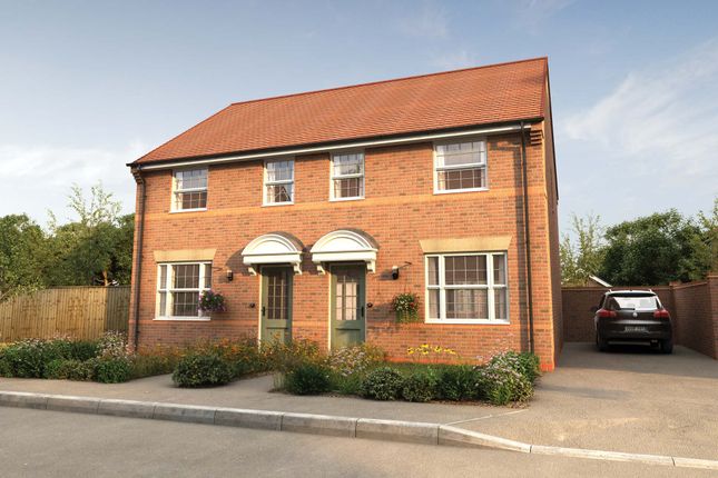 Thumbnail Semi-detached house for sale in "The Bacton" at Union Road, Onehouse, Stowmarket