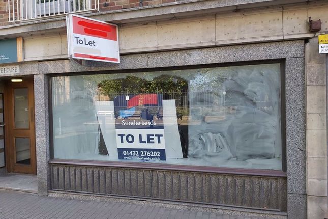 Retail premises to let in Broad Street, Hereford, Herefordshire