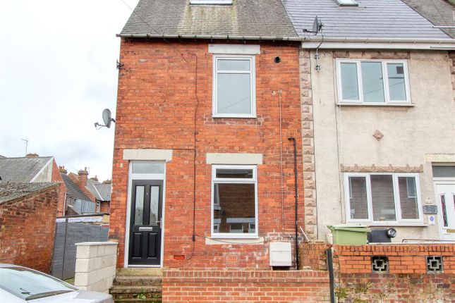 Thumbnail End terrace house for sale in Ann Street, Creswell, Worksop
