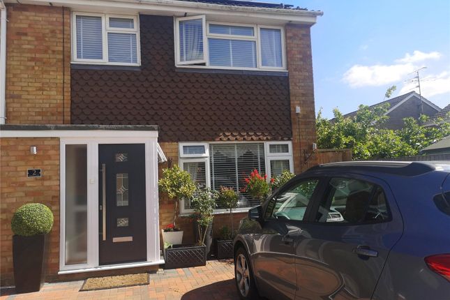 Thumbnail End terrace house to rent in Palma Close, Dunstable, Bedfordshire