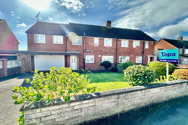 Thumbnail Semi-detached house for sale in Macaulay Close, Worksop