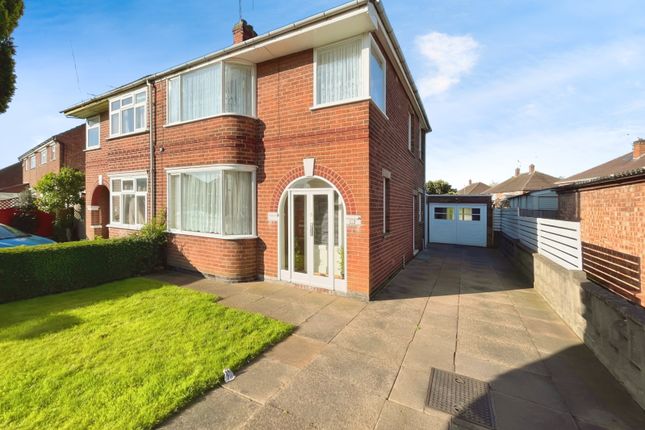 Semi-detached house for sale in Glencoe Avenue, Leicester, Leicestershire
