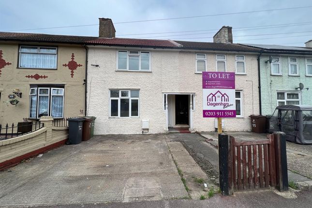 Thumbnail Terraced house to rent in Reede Road, Dagenham