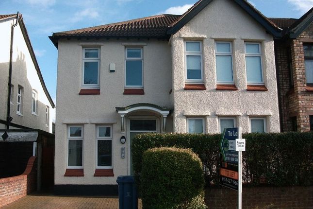 Thumbnail Room to rent in 97 Queens Drive, Liverpool