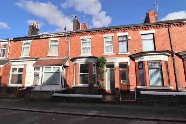 Terraced house for sale in Walthall Street, Crewe