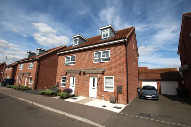 Thumbnail Semi-detached house for sale in Brutus Court, North Hykeham