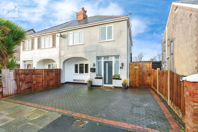 Thumbnail Semi-detached house for sale in Clovelly Avenue, Thornton-Cleveleys, Lancashire