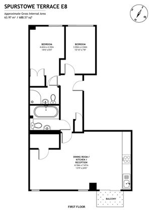 Flat for sale in Portcullis House, Spurstowe Terrace, Hackney, London