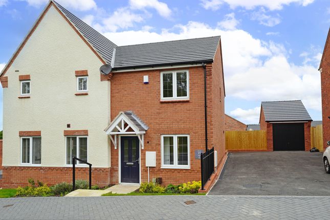 Thumbnail Semi-detached house for sale in Hastings Green, Kirby Muxloe, Leicester, Leicestershire
