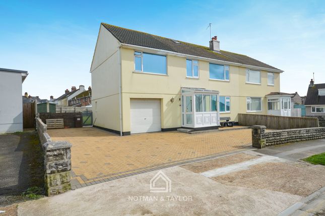 Thumbnail Semi-detached house for sale in Roeselare Avenue, Torpoint, Cornwall