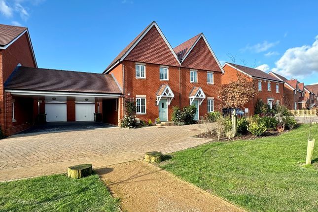 Semi-detached house for sale in Badgers Drive, Wantage