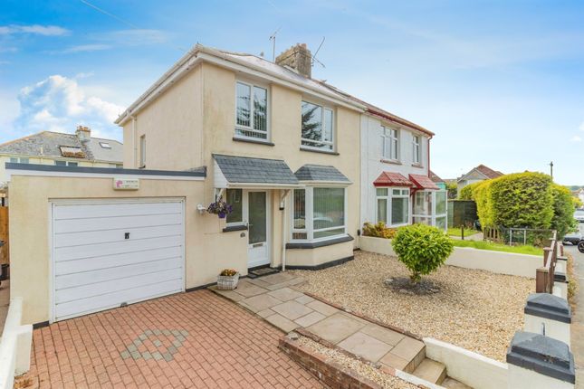 Thumbnail Semi-detached house for sale in Coombe Road, Preston, Paignton