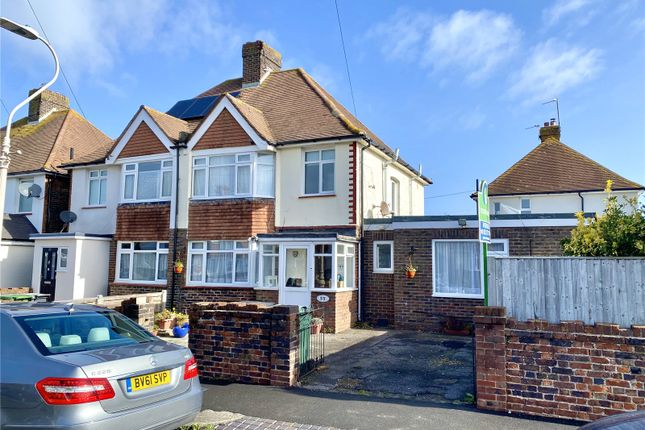 Thumbnail Semi-detached house for sale in Churchdale Road, Eastbourne, East Sussex