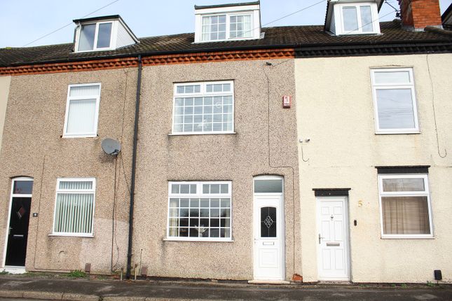 Terraced house for sale in Sleights Lane, Pinxton, Nottinghamshire.