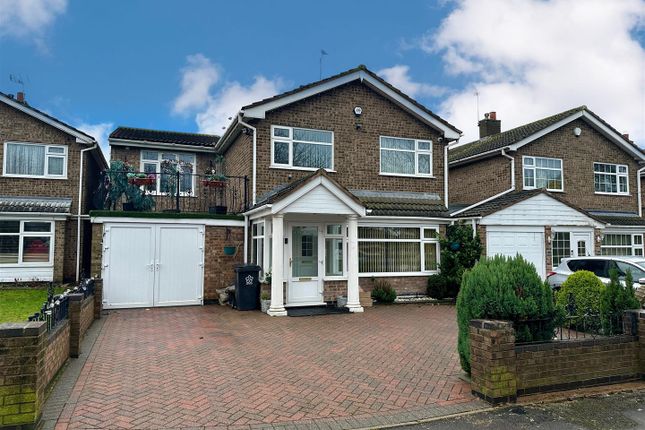 Thumbnail Detached house for sale in Gleneagles Avenue, Rushey Mead, Leicester