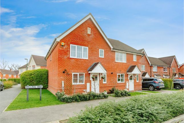 Thumbnail Semi-detached house for sale in Pelling Way, Horsham