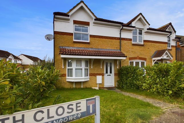 Thumbnail End terrace house to rent in Emsworth Close, Maidenbower