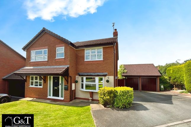 Thumbnail Detached house for sale in Bridgewater Drive, Wombourne, Wolverhampton