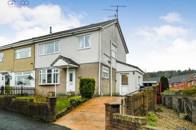 Thumbnail Semi-detached house for sale in St. Martins Crescent, Nantybwch, Tredegar