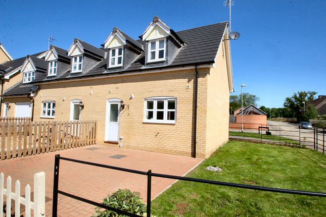 Thumbnail End terrace house to rent in Coltsfoot Close, Teigh, Oakham