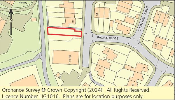 Thumbnail Land for sale in Land Adj. 19 Pacific Close, Feltham, Middlesex