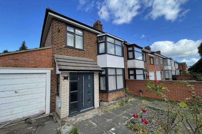 Thumbnail Semi-detached house for sale in Evington Drive, Leicester