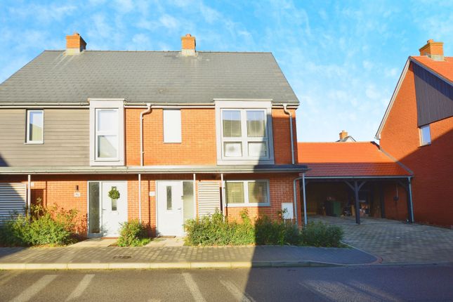 Thumbnail Semi-detached house for sale in Conningbrook Avenue, Kennington, Ashford, Kent