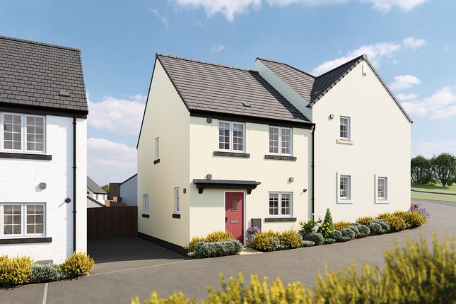 Thumbnail Semi-detached house for sale in "The Eveleigh" at Weavers Road, Chudleigh, Newton Abbot