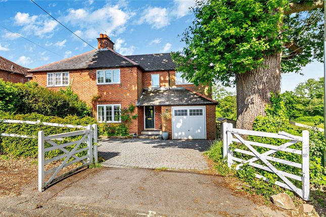 Thumbnail Semi-detached house for sale in New Villas, Gore End Road, Ball Hill, Newbury