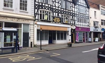 Retail premises to let in 39-40 Castle Street, Shrewsbury, Shropshire