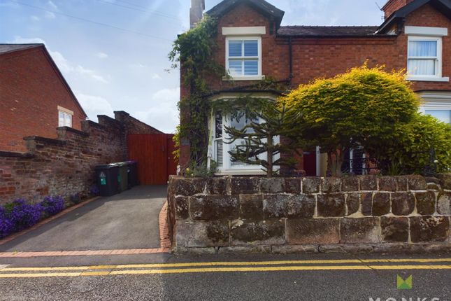 Thumbnail Semi-detached house for sale in Leek Street, Wem, Shrewsbury