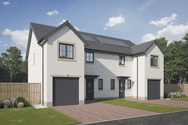 Thumbnail Semi-detached house for sale in "The Glencoe" at Off Castlehill, Elphinstone